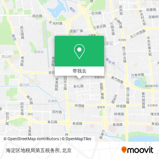 海淀区地税局第五税务所地图