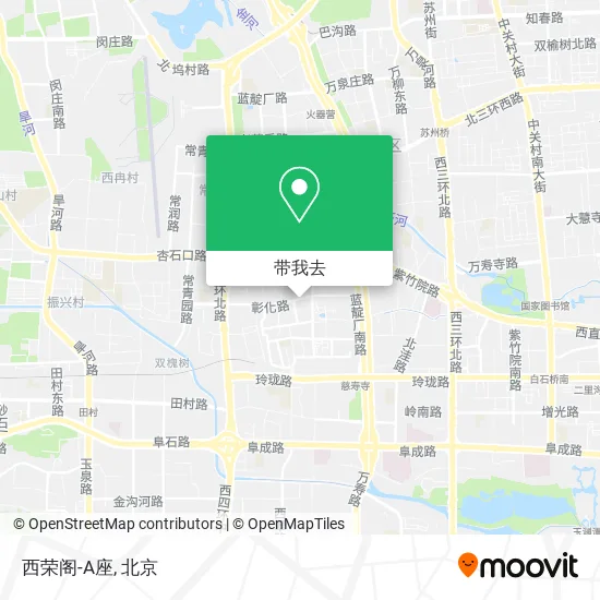 西荣阁-A座地图