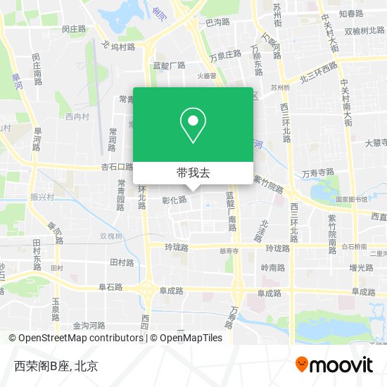 西荣阁B座地图