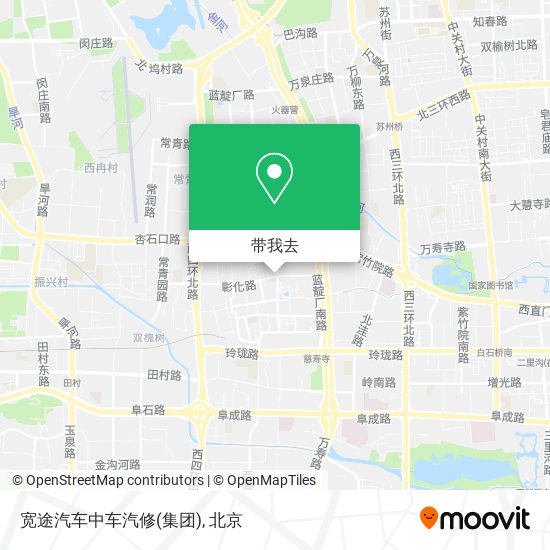 宽途汽车中车汽修(集团)地图