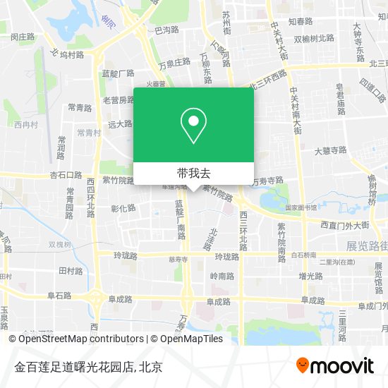 金百莲足道曙光花园店地图