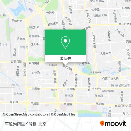 车道沟南里-9号楼地图