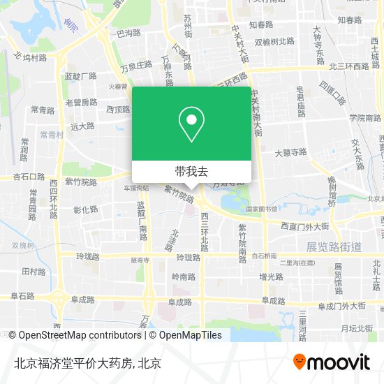 北京福济堂平价大药房地图
