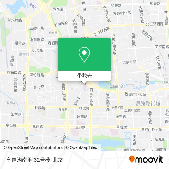 车道沟南里-32号楼地图