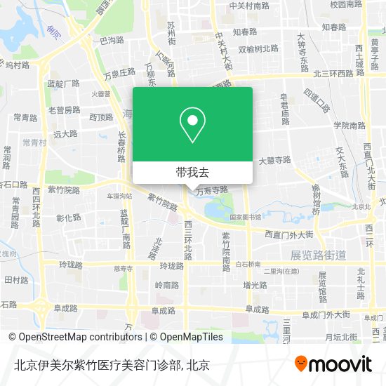 北京伊美尔紫竹医疗美容门诊部地图