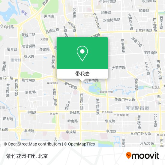 紫竹花园-F座地图