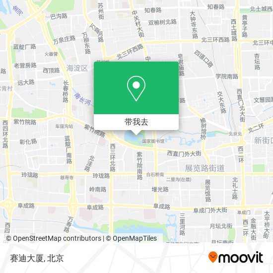 赛迪大厦地图