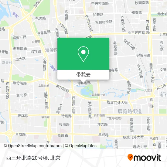 西三环北路20号楼地图