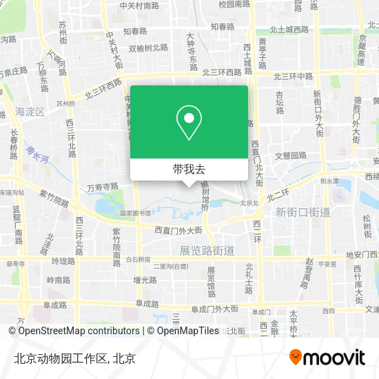 北京动物园工作区地图