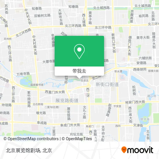 北京展览馆剧场地图