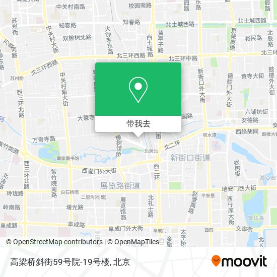 高梁桥斜街59号院-19号楼地图