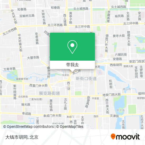 大钱市胡同地图