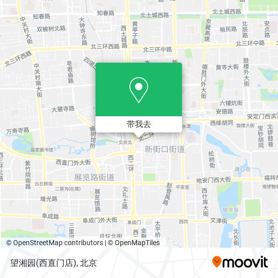 望湘园(西直门店)地图