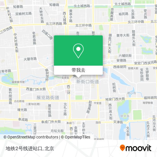 地铁2号线进站口地图