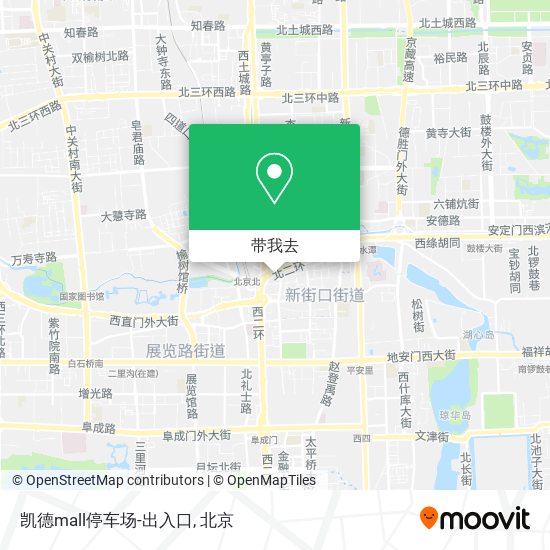 凯德mall停车场-出入口地图