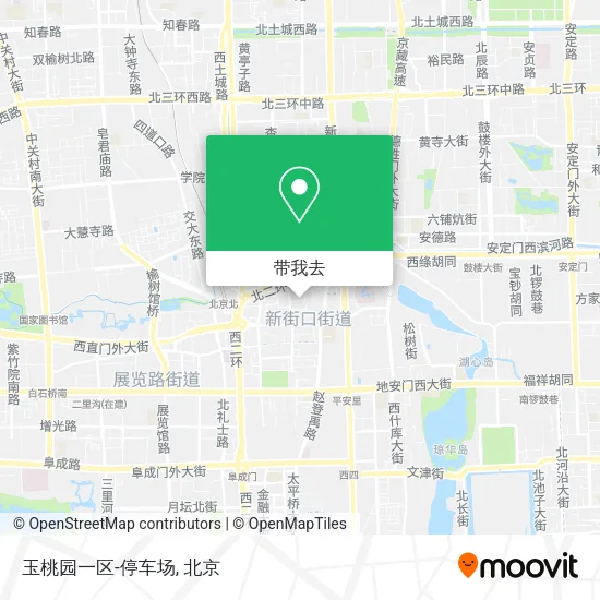 玉桃园一区-停车场地图