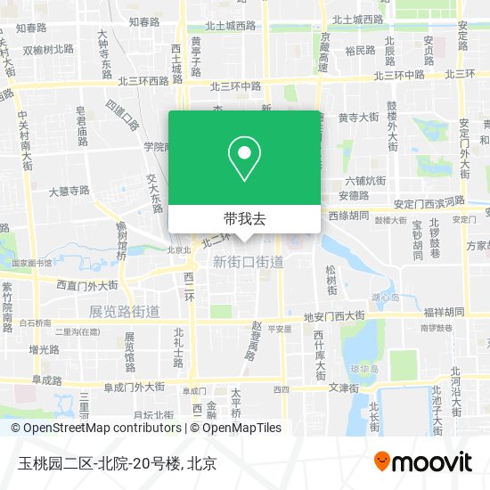 玉桃园二区-北院-20号楼地图