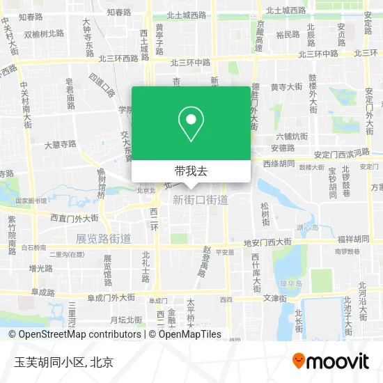 玉芙胡同小区地图