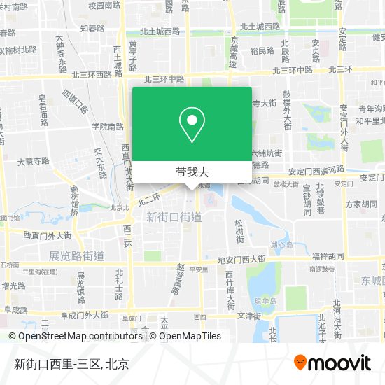 新街口西里-三区地图