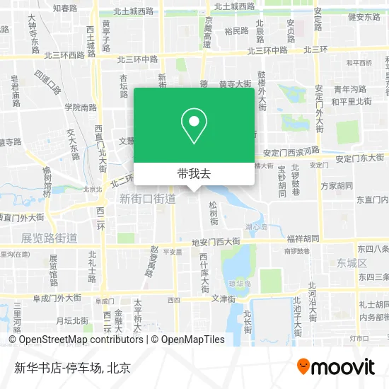 新华书店-停车场地图