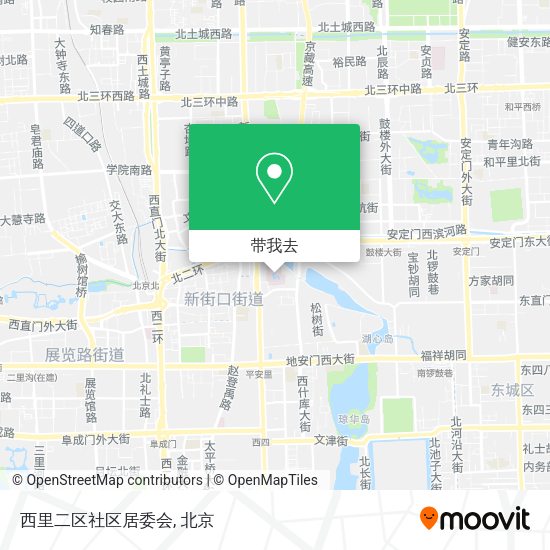 西里二区社区居委会地图