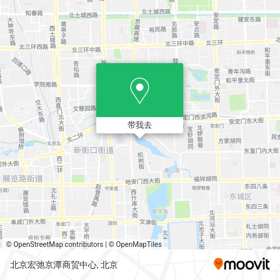 北京宏弛京潭商贸中心地图