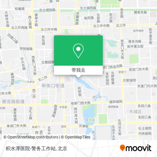 积水潭医院-警务工作站地图