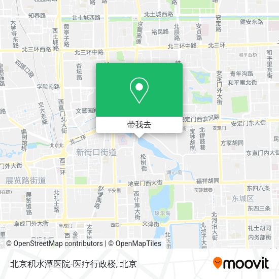 北京积水潭医院-医疗行政楼地图
