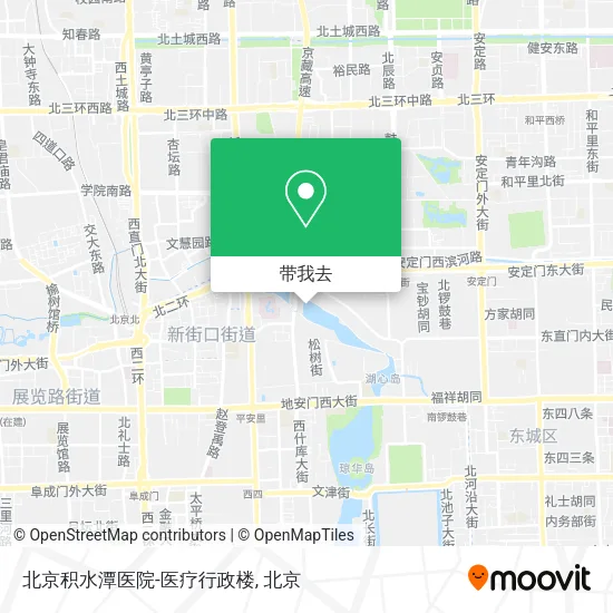 北京积水潭医院-医疗行政楼地图