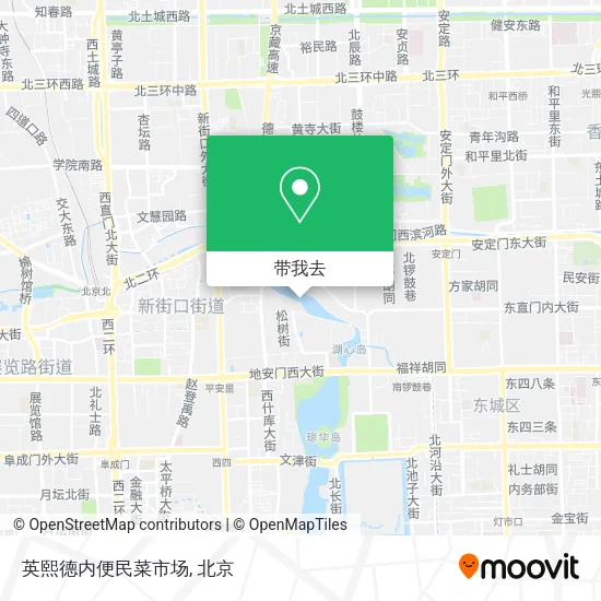 英熙德内便民菜市场地图