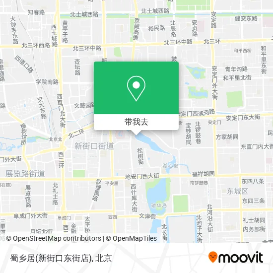 蜀乡居(新街口东街店)地图