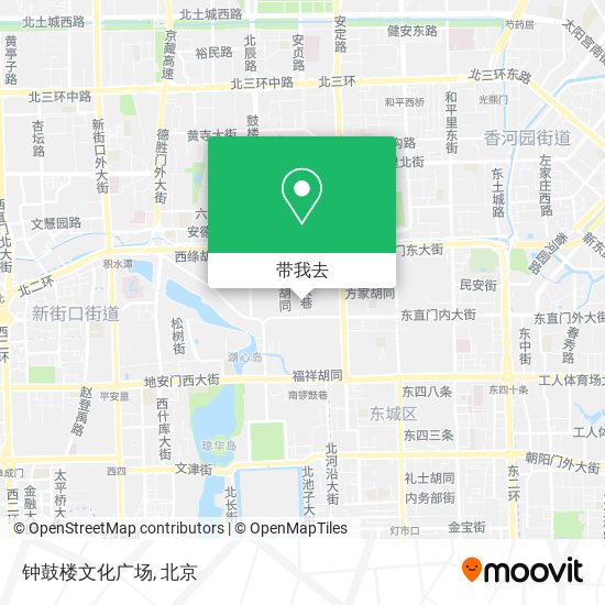 钟鼓楼文化广场地图