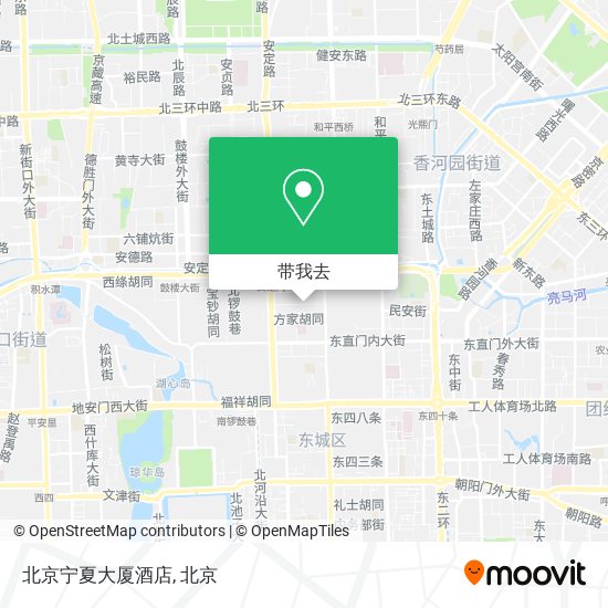 北京宁夏大厦酒店地图