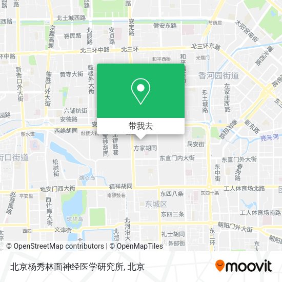北京杨秀林面神经医学研究所地图