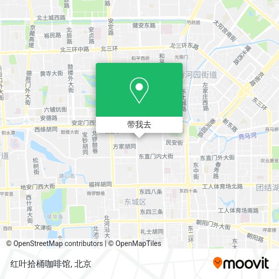 红叶拾桶咖啡馆地图