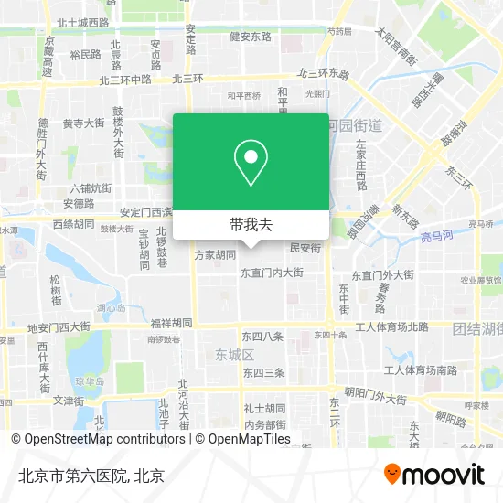 北京市第六医院地图