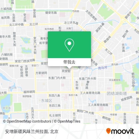 安增新疆风味兰州拉面地图