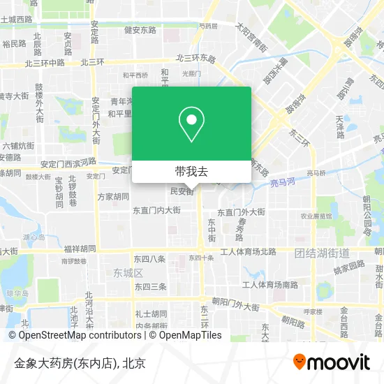 金象大药房(东内店)地图
