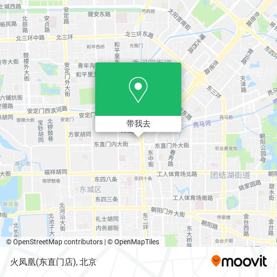 火凤凰(东直门店)地图