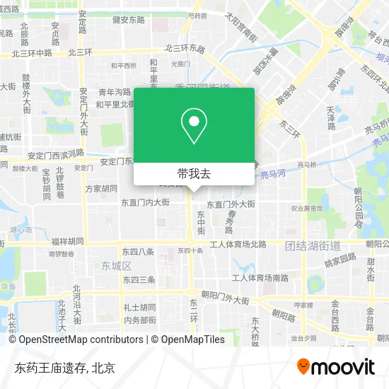 东药王庙遗存地图