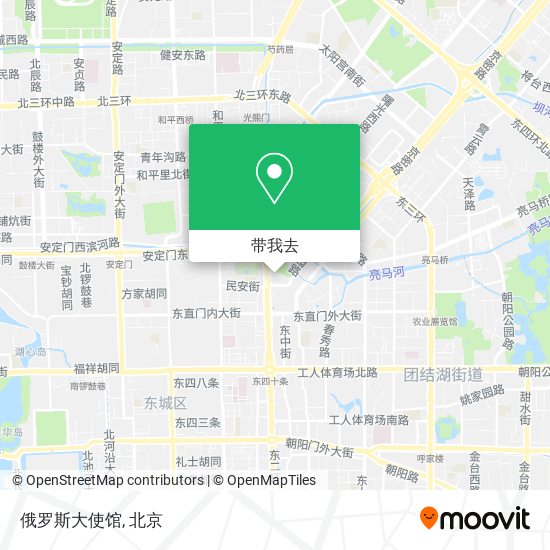 俄罗斯大使馆地图