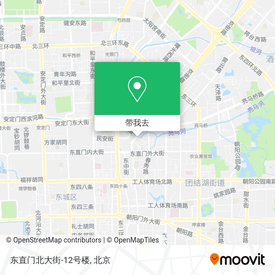 东直门北大街-12号楼地图