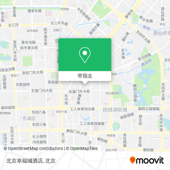 北京幸福城酒店地图