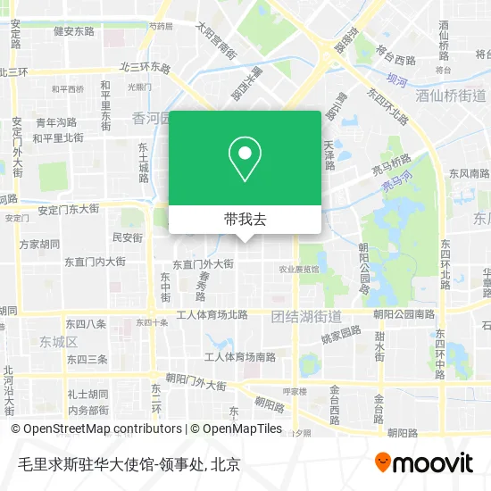 毛里求斯驻华大使馆-领事处地图