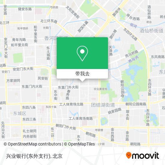 兴业银行(东外支行)地图