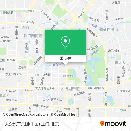 大众汽车集团(中国)-正门地图