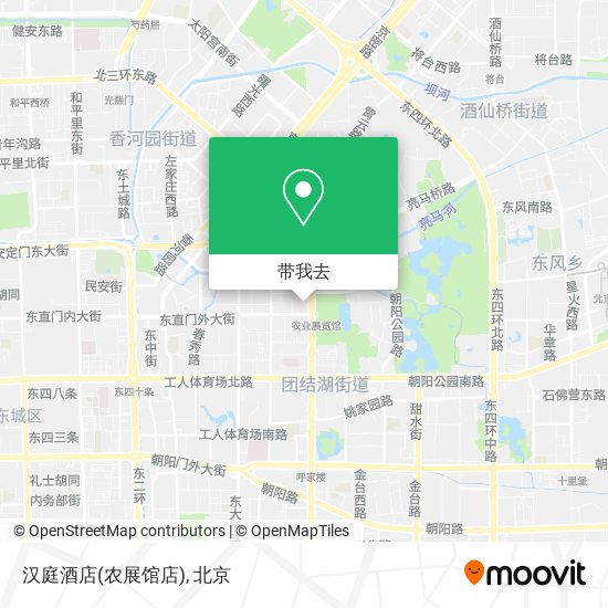 汉庭酒店(农展馆店)地图