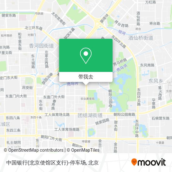 中国银行(北京使馆区支行)-停车场地图