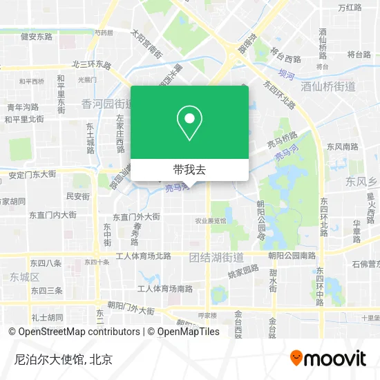 尼泊尔大使馆地图