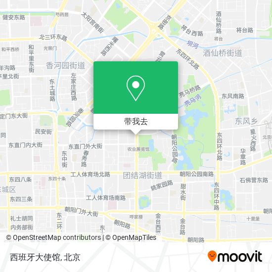 西班牙大使馆地图